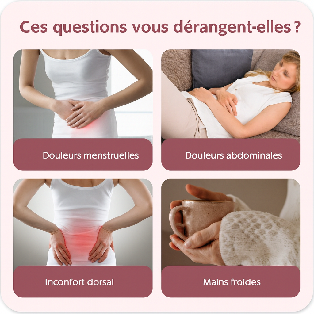 Ceinture chauffante menstruelles