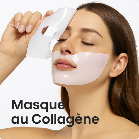 Masque facial au collagène