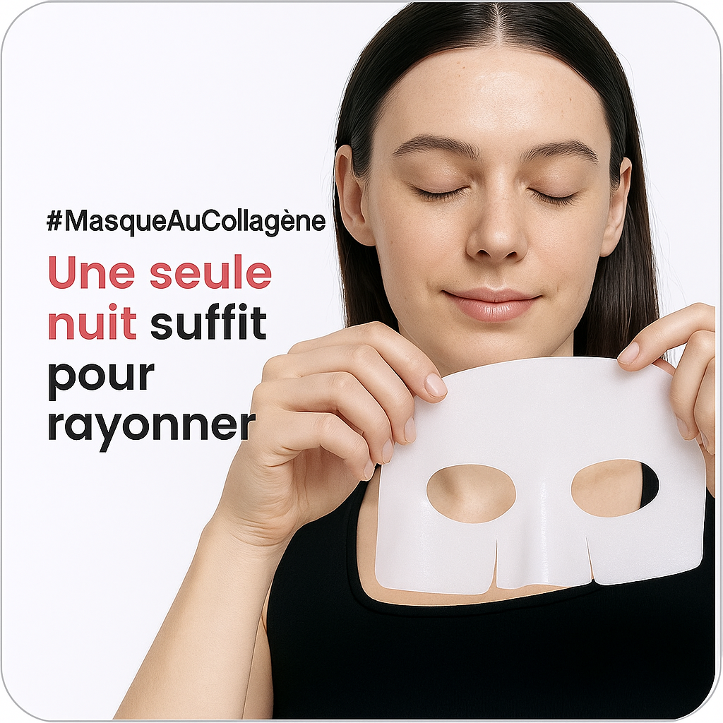 Masque facial au collagène - Boutique Ecom