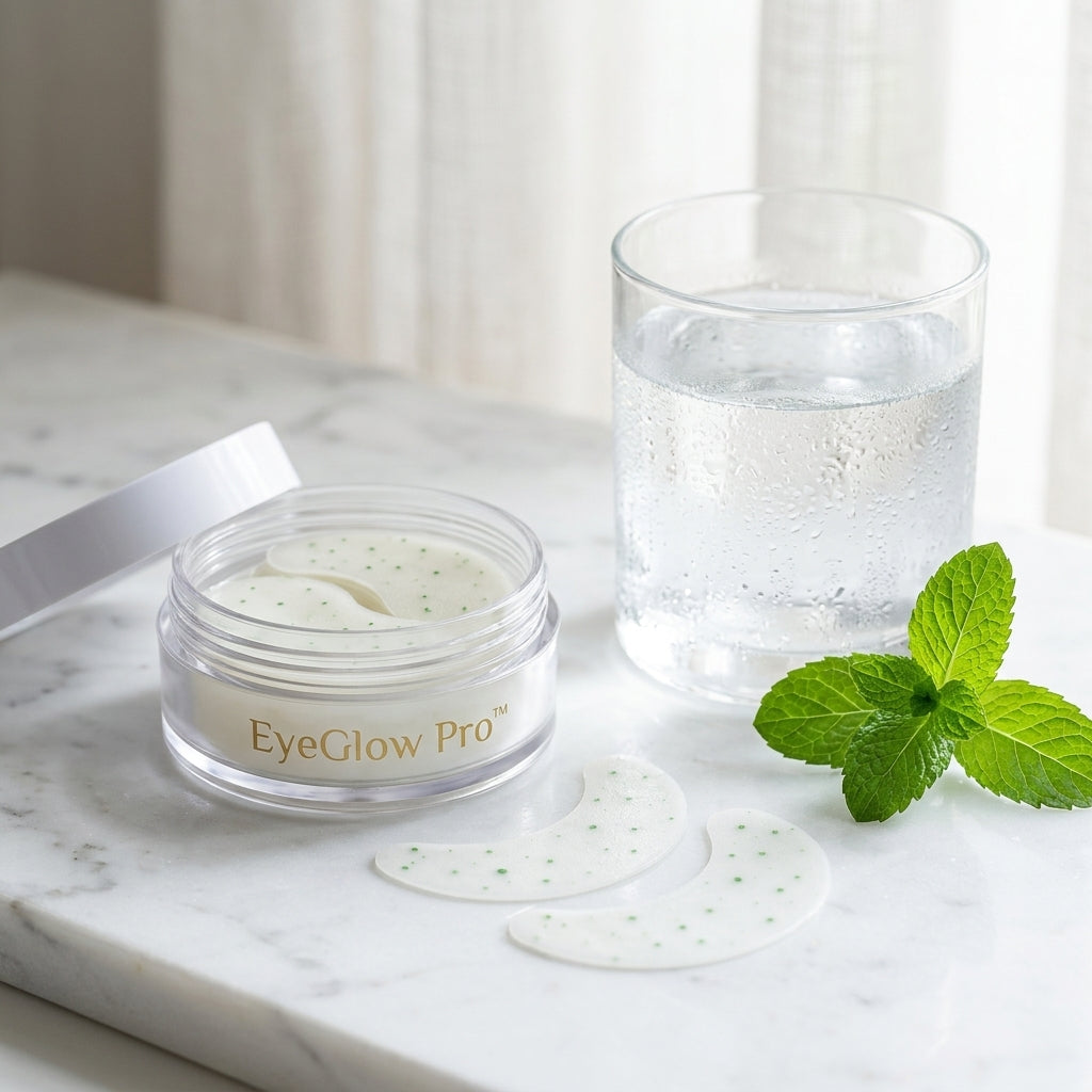 Under-eye skincare patches — Bathroom Vanity Lifestyle | Generated by Modelize