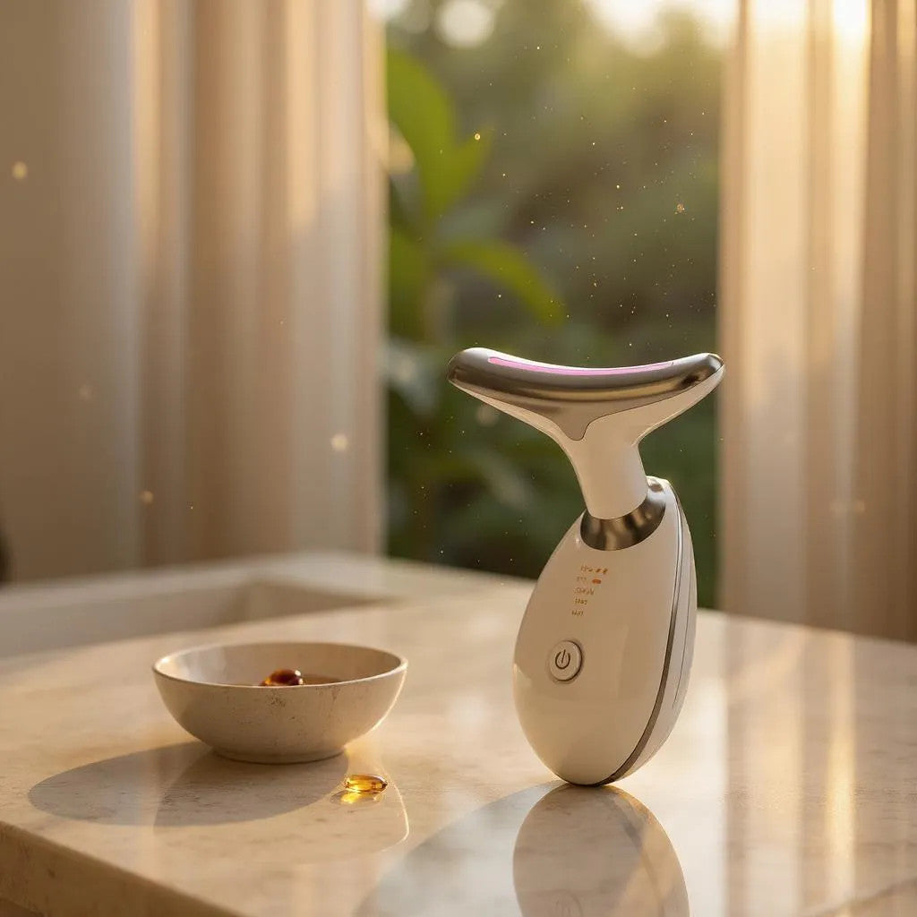 Masseur du cou et du visage à micro-courant - Boutique Ecom